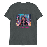 Thumbnail for Cyberpunk Anime Game Over T-Shirt