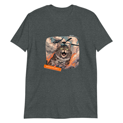 Cat Destroys City - Satisfaction Level 4 T-Shirt