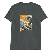 Thumbnail for Ukiyo-e Cat Off the Coast of Kanagawa T-Shirt