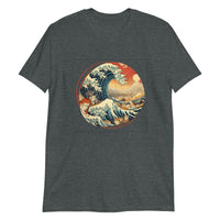 Ukiyo-e Cats Riding the Great Wave T-Shirt