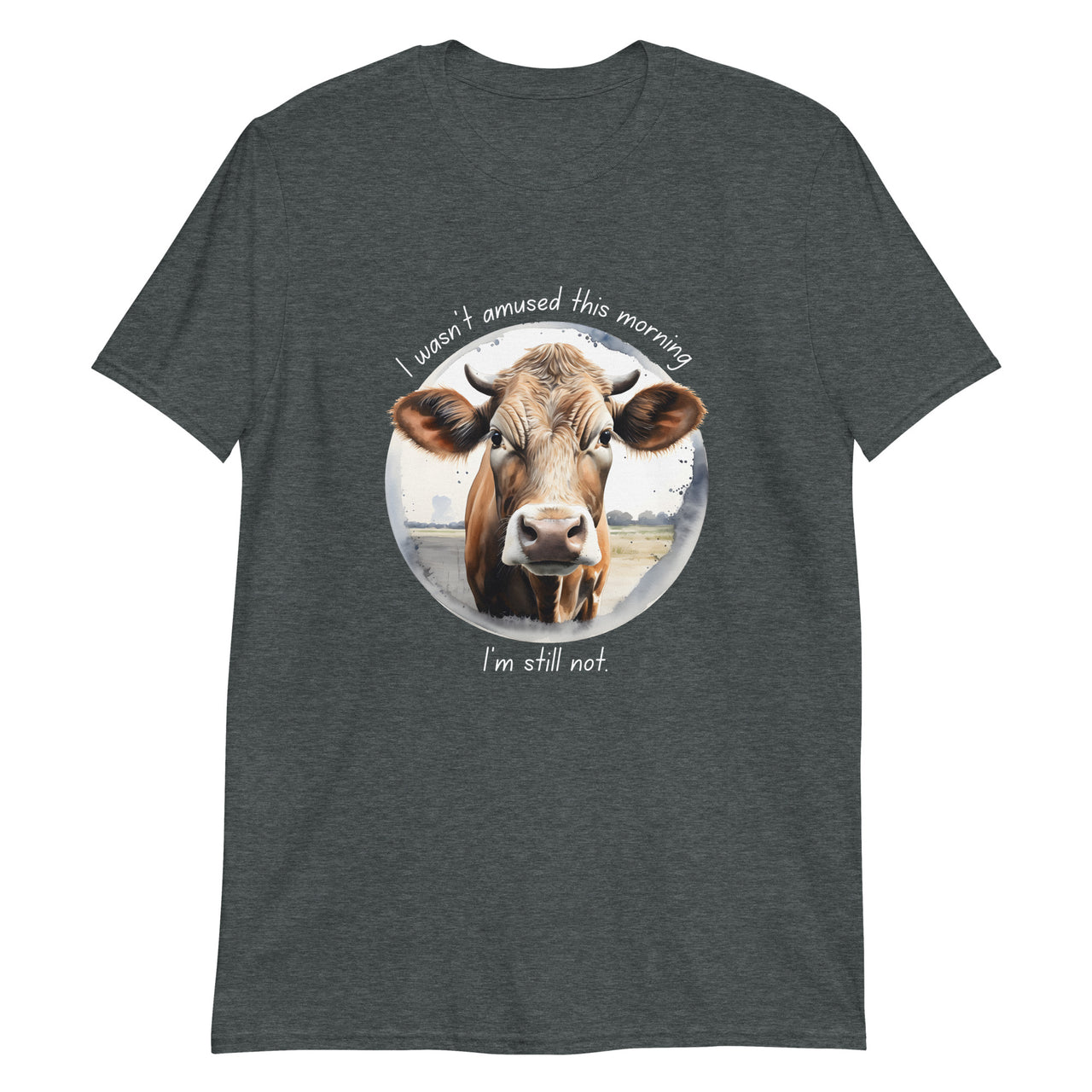 Cow Mood I Wasn't Amused This Morning T-Shirt