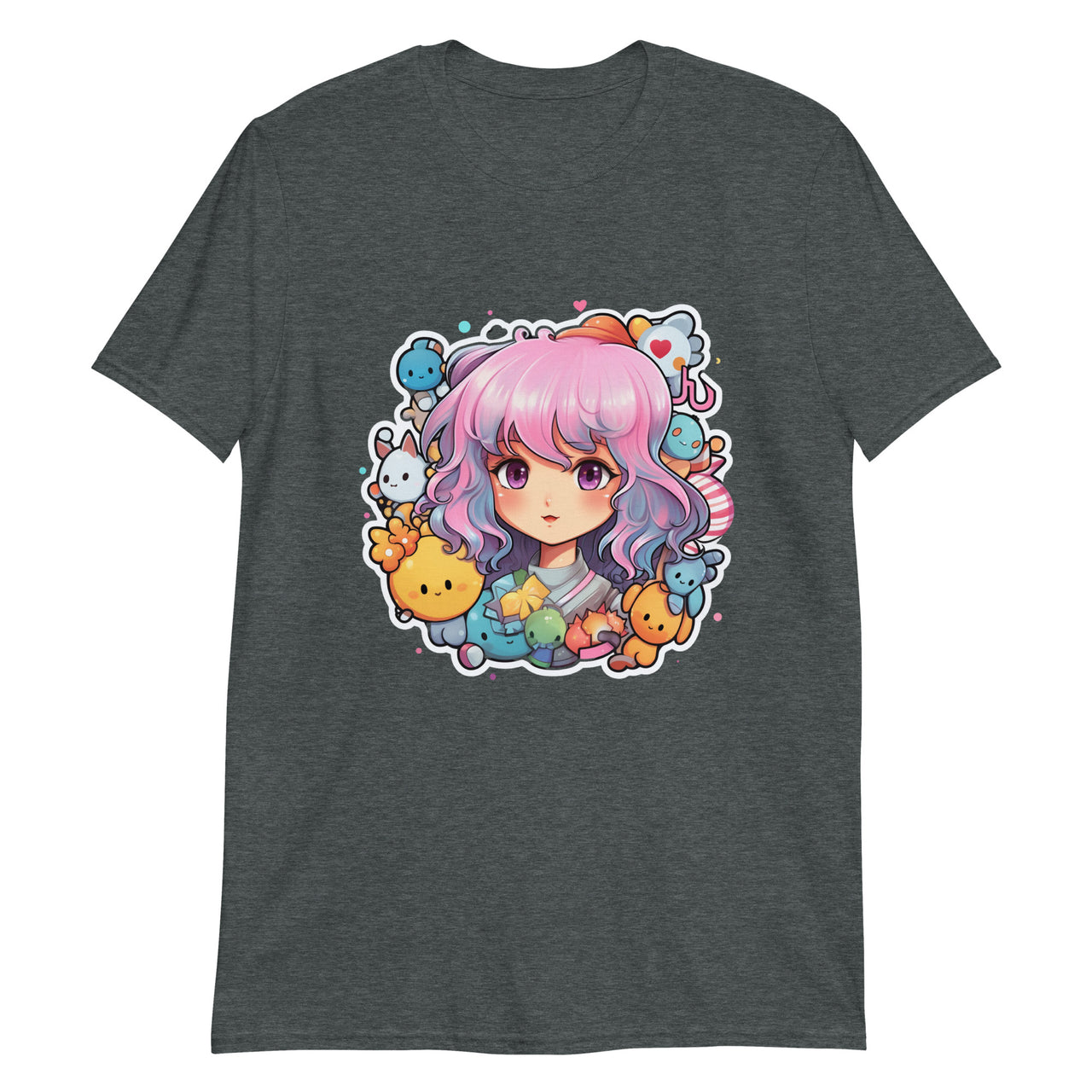 Kawaii Kingdom Anime Girl Cute Critters T-Shirt