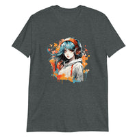 Thumbnail for Anime Beats: Girl with Headphones T-Shirt