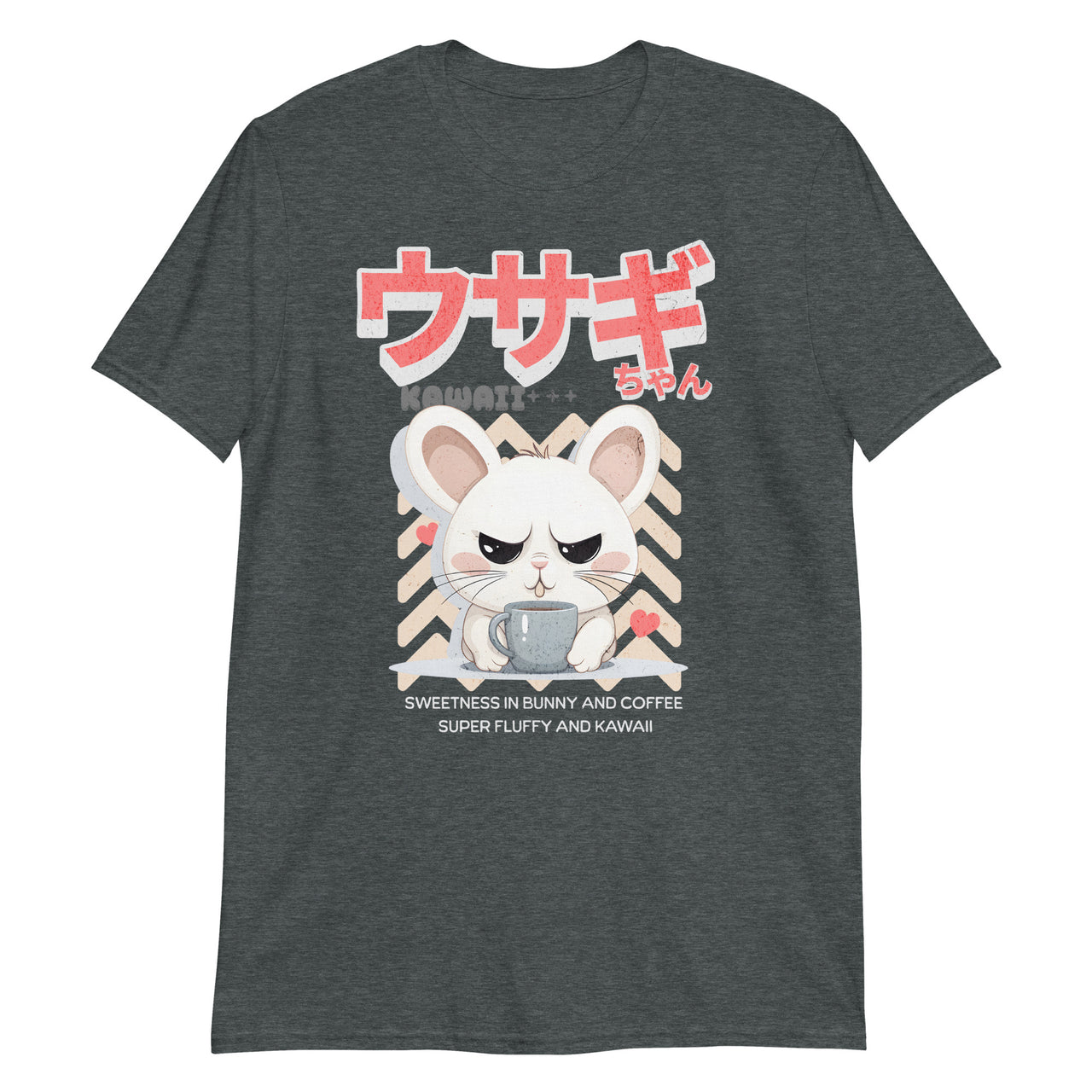 Usagi Chan Kawaii Cute Bunny and Coffee T-Shirt