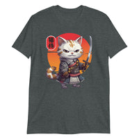 Thumbnail for Japanese Samurai Cat Warrior T-Shirt