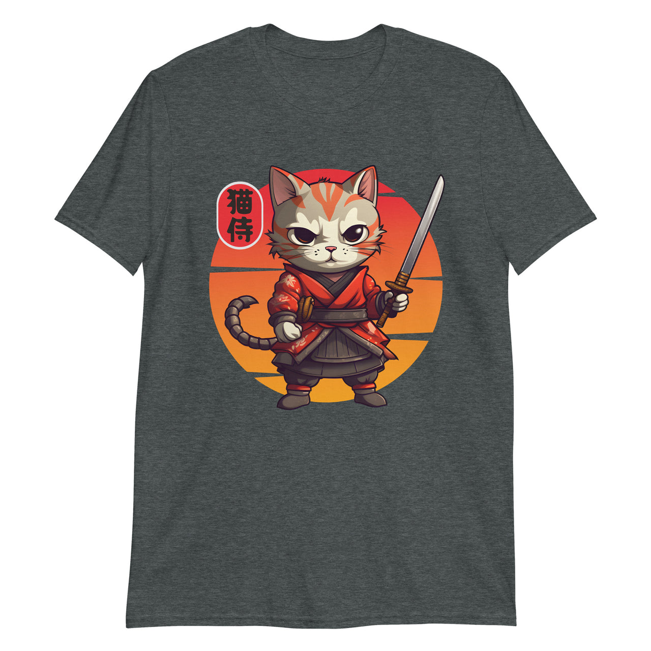 Neko Zamurai - Sunset Samurai Cat T-Shirt