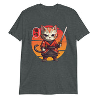 Neko Zamurai - Sunset Samurai Cat T-Shirt