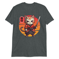 Thumbnail for Neko Zamurai - Sunset Samurai Cat T-Shirt