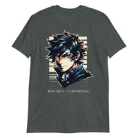 Thumbnail for Cool Anime Boy with Determination T-Shirt