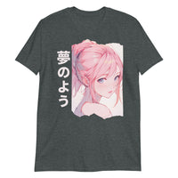 Thumbnail for Dreamy Anime Girl with Pink Hair T-Shirt