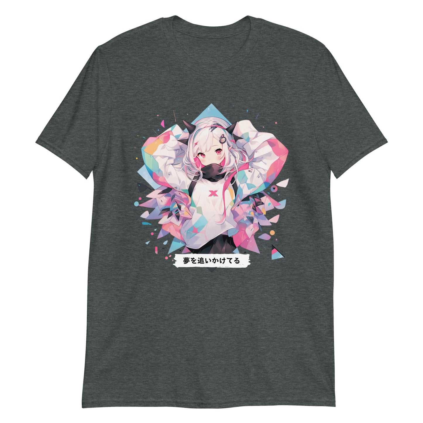 Chasing Dreams Geometric Anime T-Shirt