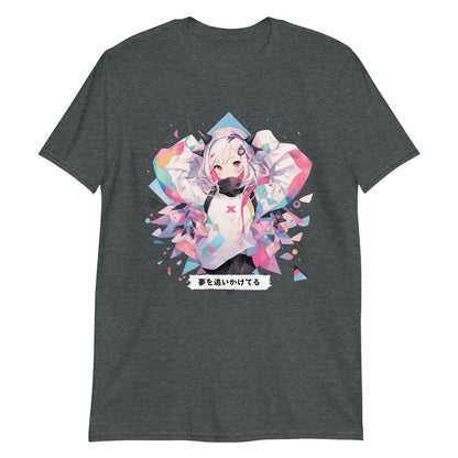 Chasing Dreams Geometric Anime T-Shirt