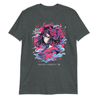 Anime Girl with Dragon Mask T-Shirt