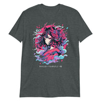 Thumbnail for Anime Girl with Dragon Mask T-Shirt