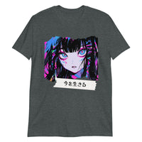 Thumbnail for Goth Anime Girl Living Today T-Shirt