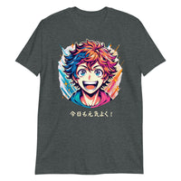 Thumbnail for Enthusiastic Young Anime Man T-Shirt