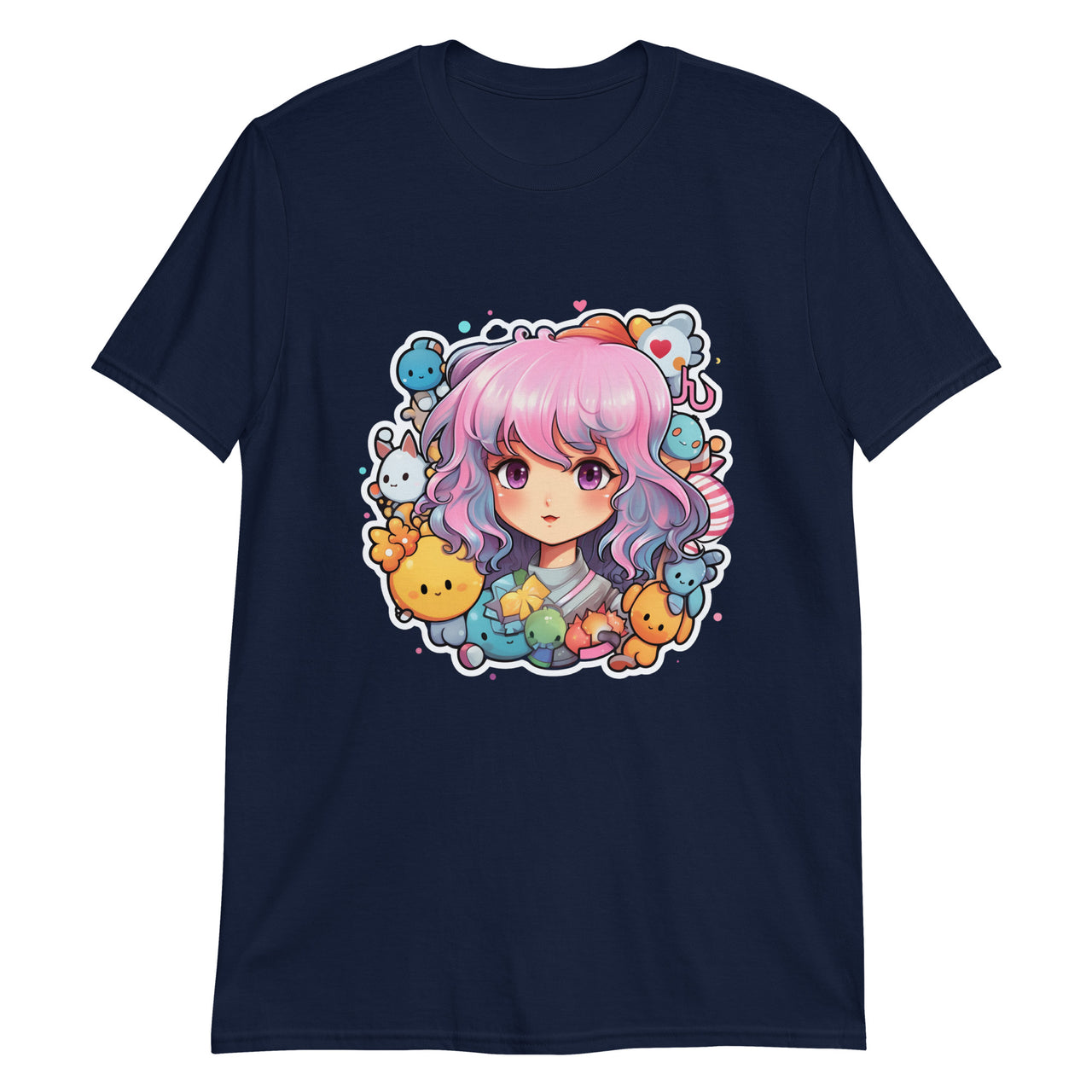 Kawaii Kingdom Anime Girl Cute Critters T-Shirt
