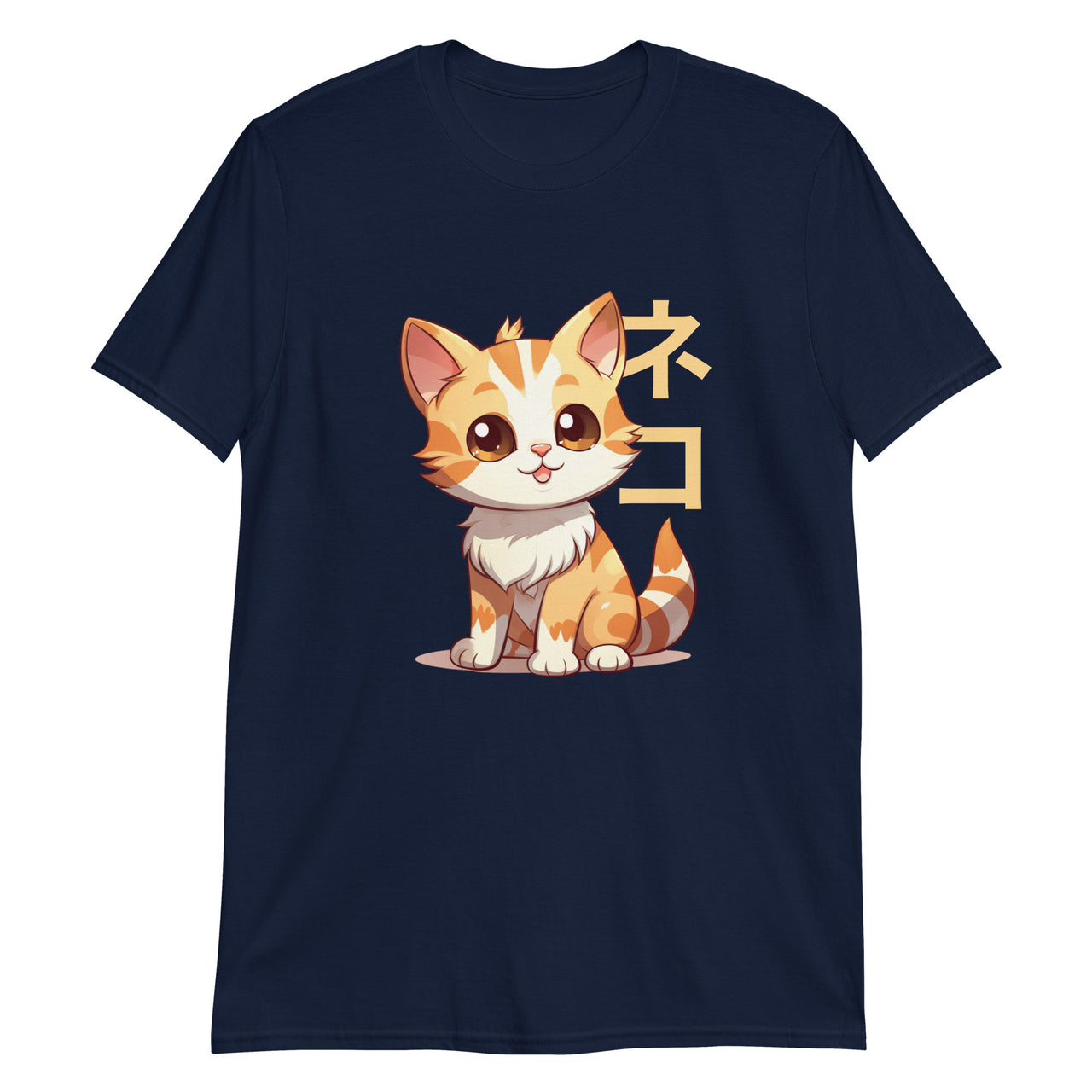 Cute Anime Cat Neko: Paws & Whiskers T-Shirt