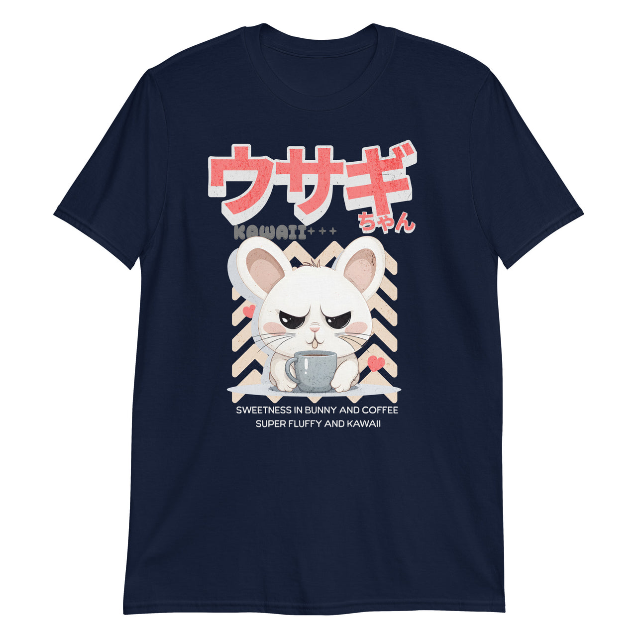 Usagi Chan Kawaii Cute Bunny and Coffee T-Shirt