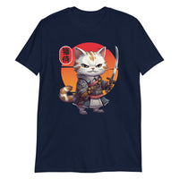 Thumbnail for Japanese Samurai Cat Warrior T-Shirt