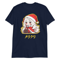 Thumbnail for Japanese Anime Chibi Merikuri Santa Girl T-Shirt