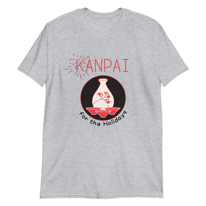 Kanpai for the Holidays Japanese Sake T-Shirt
