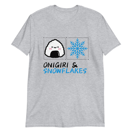 Onigiri and Snowflakes for the Holidays T-Shirt