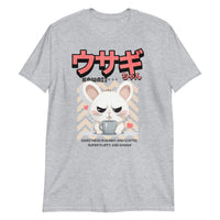 Thumbnail for Usagi Chan Kawaii Cute Bunny and Coffee T-Shirt
