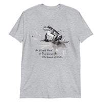Thumbnail for Sumi-e Frog Basho's Poem Sound of Water T-Shirt