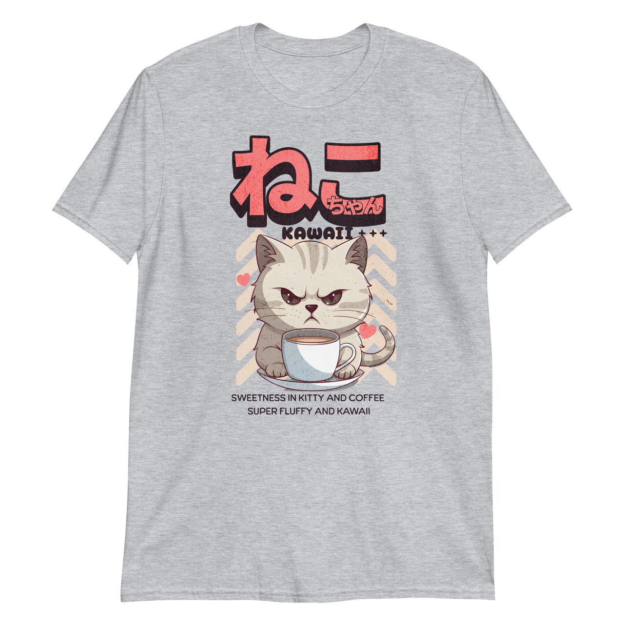 Neko Coffee: Angry but Kawaii T-Shirt