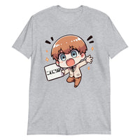 Thumbnail for Hello Anime Boy Konnichiwa! in Japanese T-Shirt