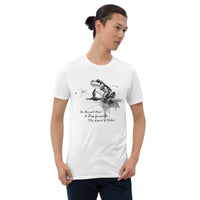 Thumbnail for Sumi-e Frog Basho's Poem Sound of Water T-Shirt