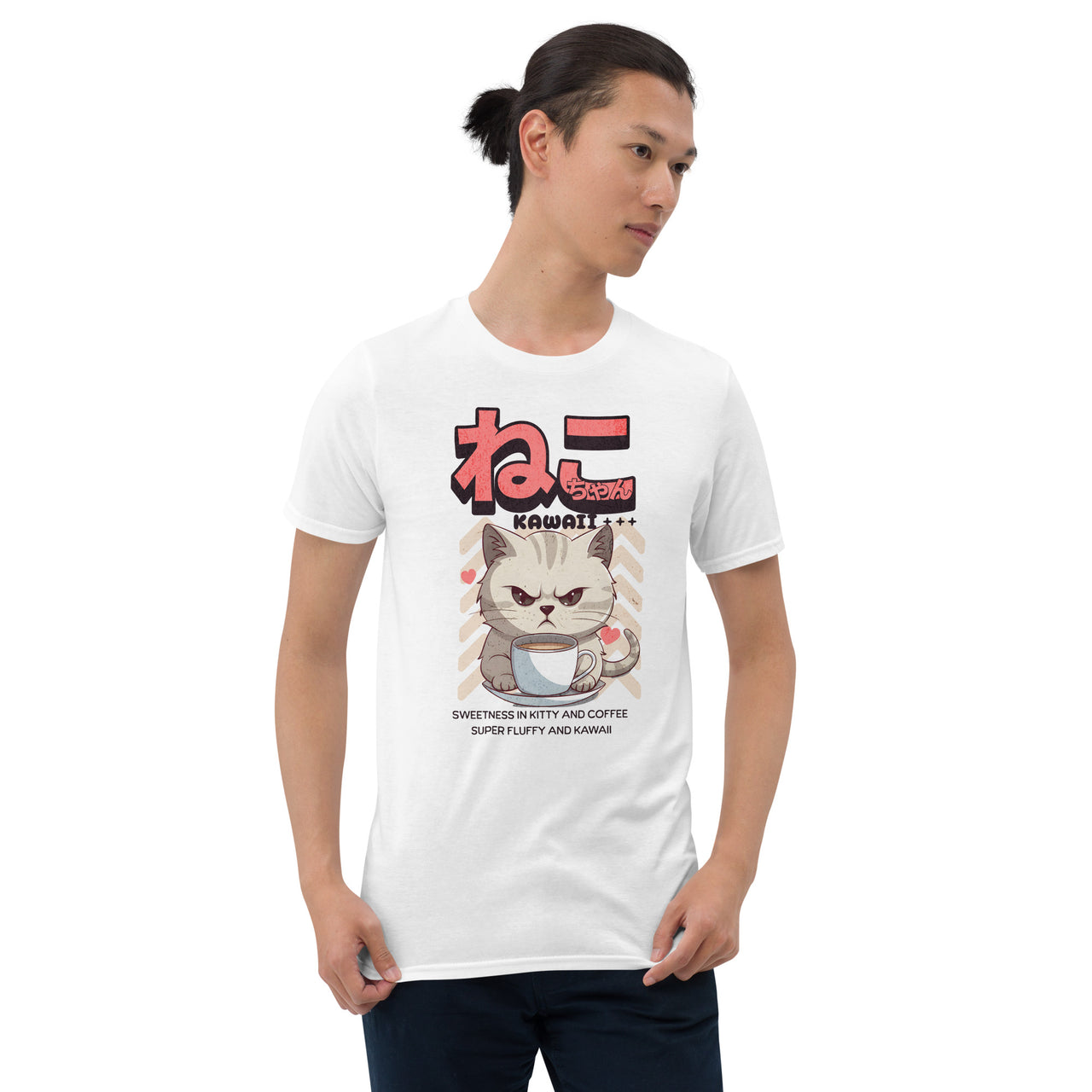 Neko Coffee: Angry but Kawaii T-Shirt