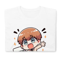 Thumbnail for Hello Anime Boy Konnichiwa! in Japanese T-Shirt