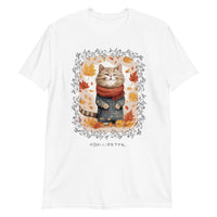 Thumbnail for Nice Weather Cat Enjoying Autumn Leaves T-Shirt