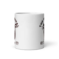 Thumbnail for Original Very Classy Kitty Elegant Cat White Mug