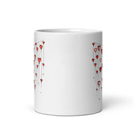 Thumbnail for Hearts on a String: Love Airs Out White Mug
