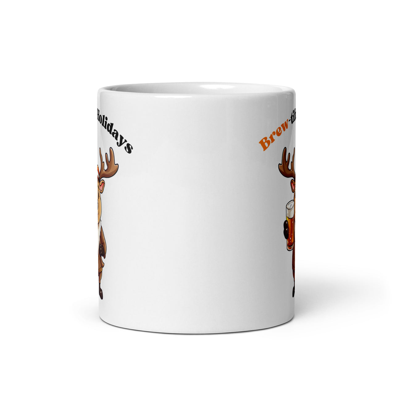 Brew-tiful Holidays Cheer Beer White Mug