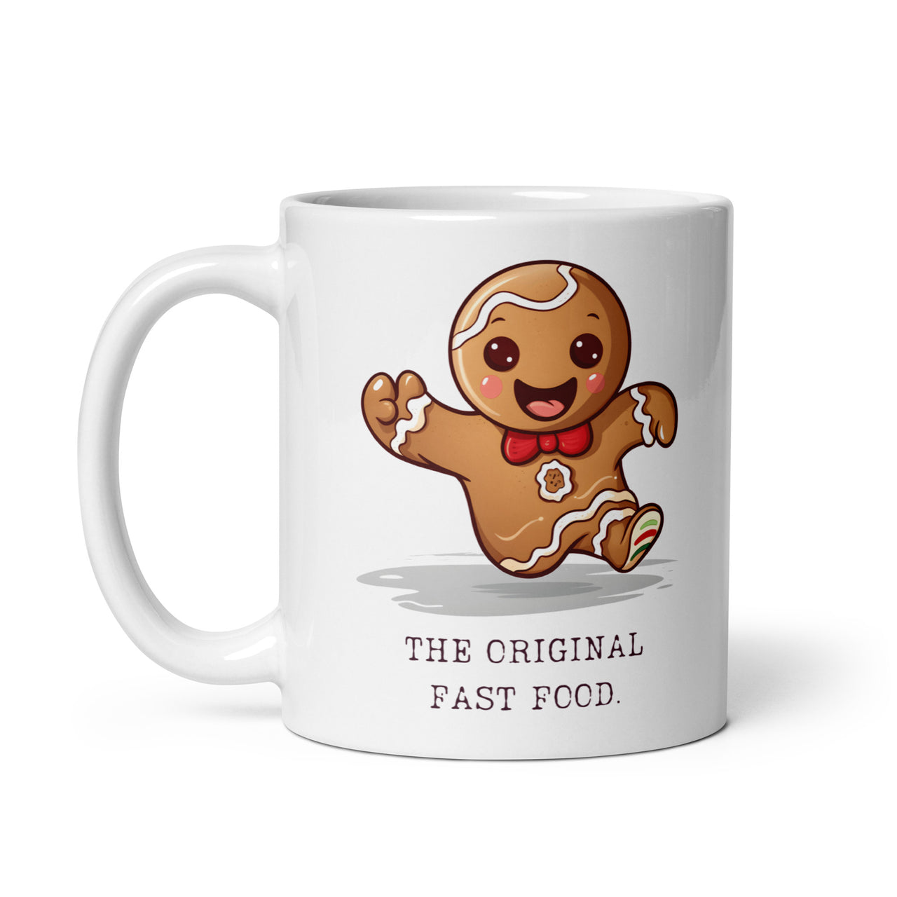 Gingerbread Man: The Original Fast Food White Mug