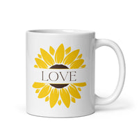 Thumbnail for Sunflower Love: Illuminate Your Space White Mug