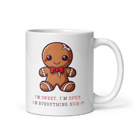 Thumbnail for Sweet & Spicy Gingerbread Nice-y White Mug
