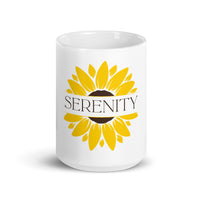 Serenity Sunflower White Mug