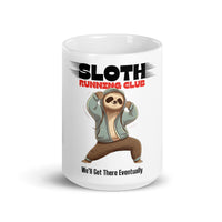Thumbnail for Sloth Running Club: Eventually White Mug
