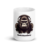 Thumbnail for Sonic Sanctuary: Gorilla Headphones White Mug