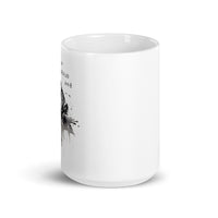 Thumbnail for Frog Sumi-e: Basho's Poetic Leap White Mug