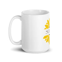 Thumbnail for Solace Sunflower: A Bloom of Comfort White Mug