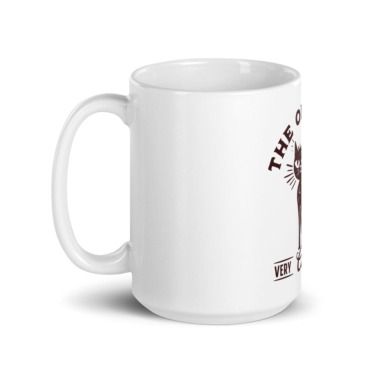 Original Very Classy Kitty Elegant Cat White Mug