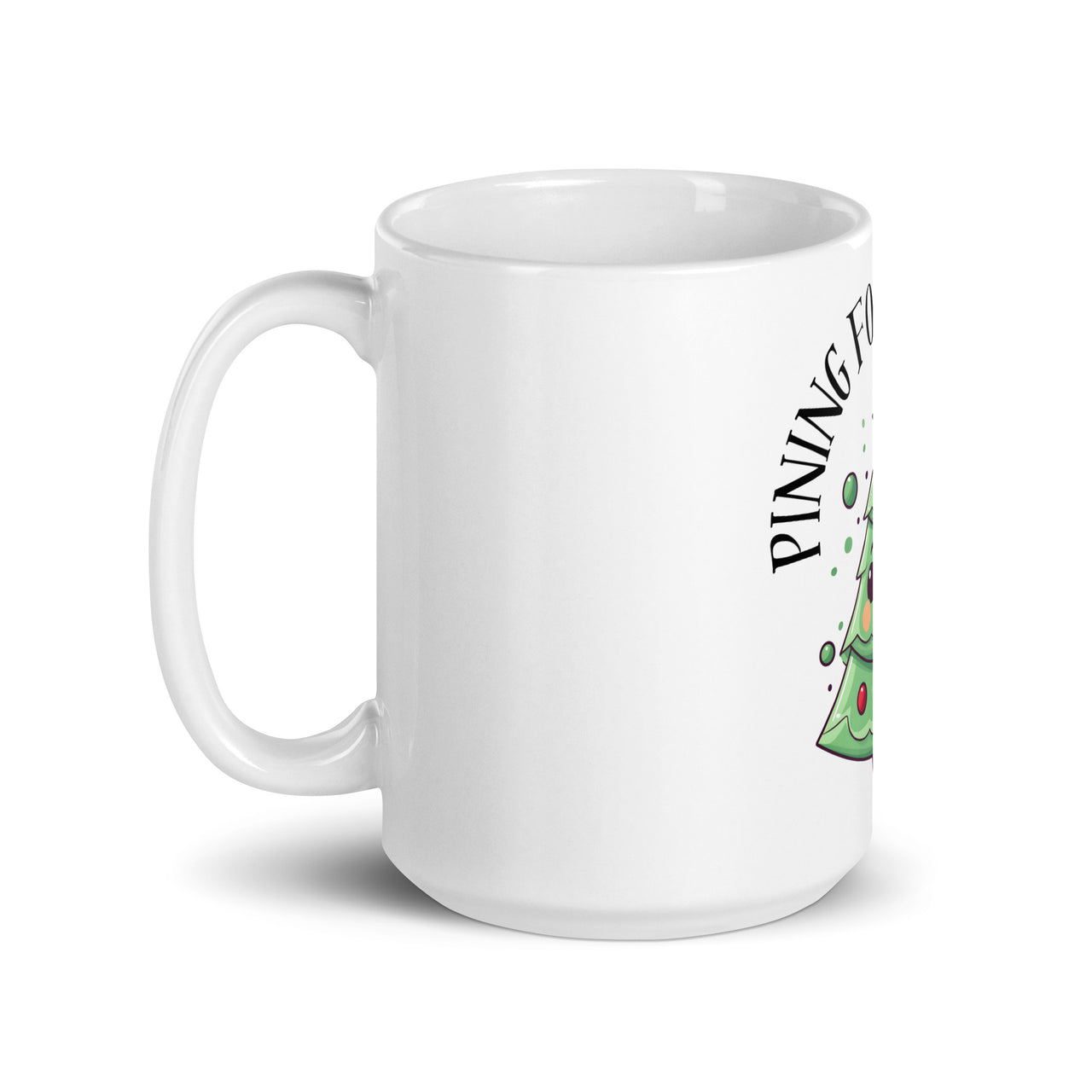 Pining for Presents: Cute Christmas Tree White Mug