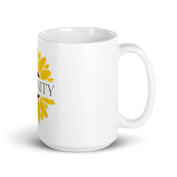 Serenity Sunflower White Mug