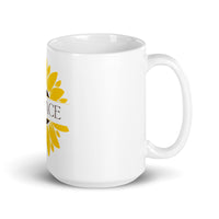 Thumbnail for Solace Sunflower: A Bloom of Comfort White Mug